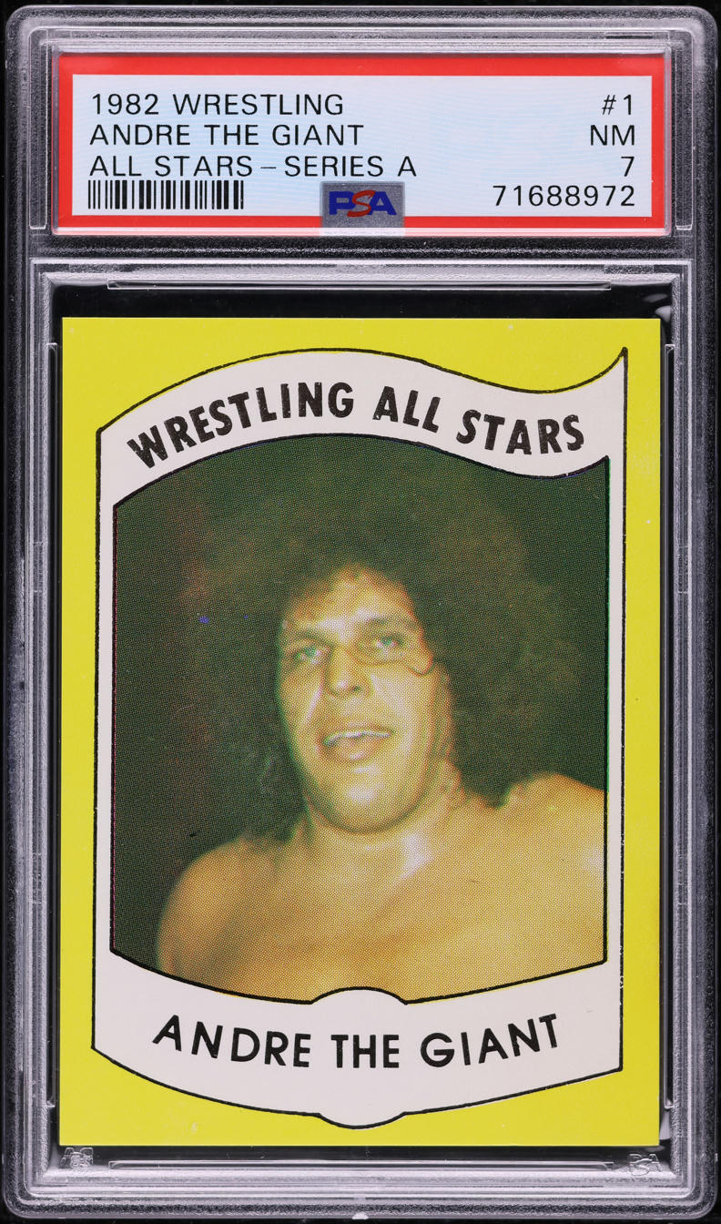 1982 Wrestling All-Stars Series A Andre The Giant #1 PSA 7 NRMT