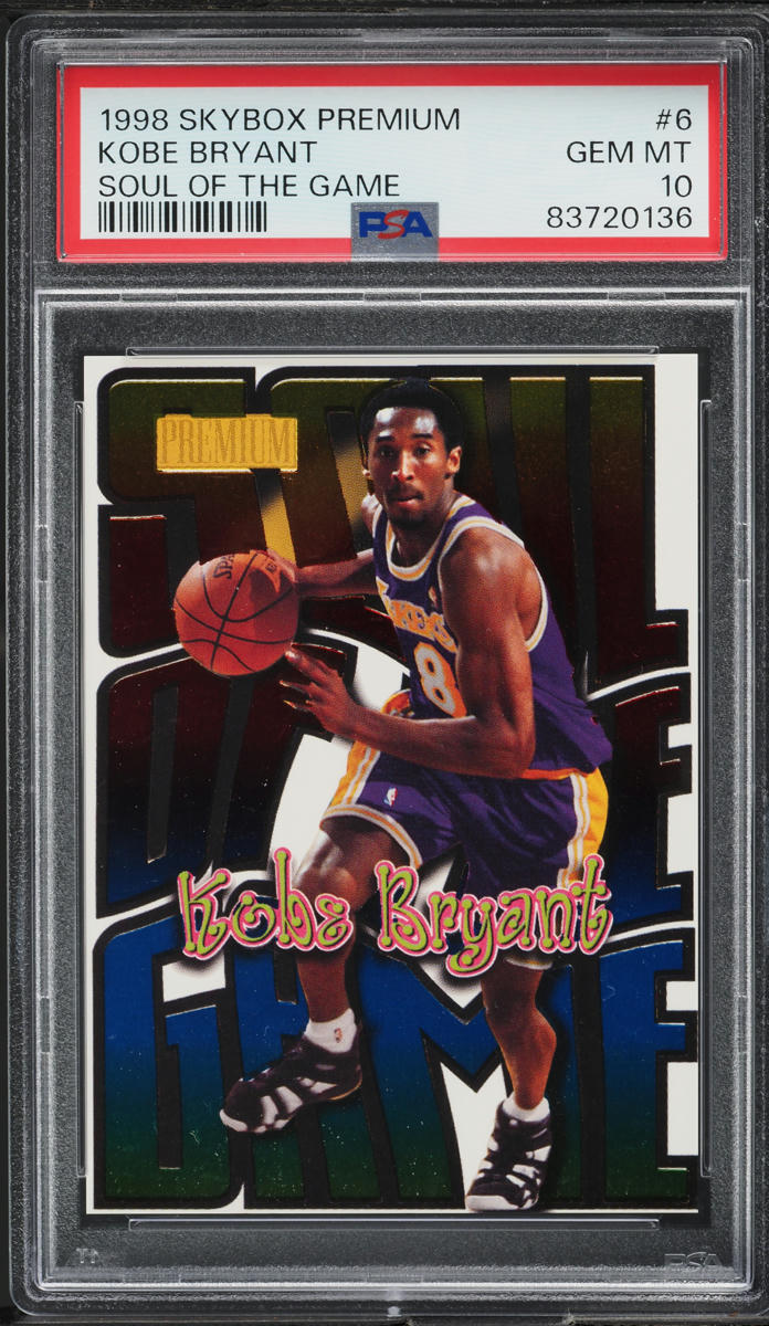 1998 Skybox Premium Soul Of The Game Kobe Bryant #6 PSA 10 GEM MINT