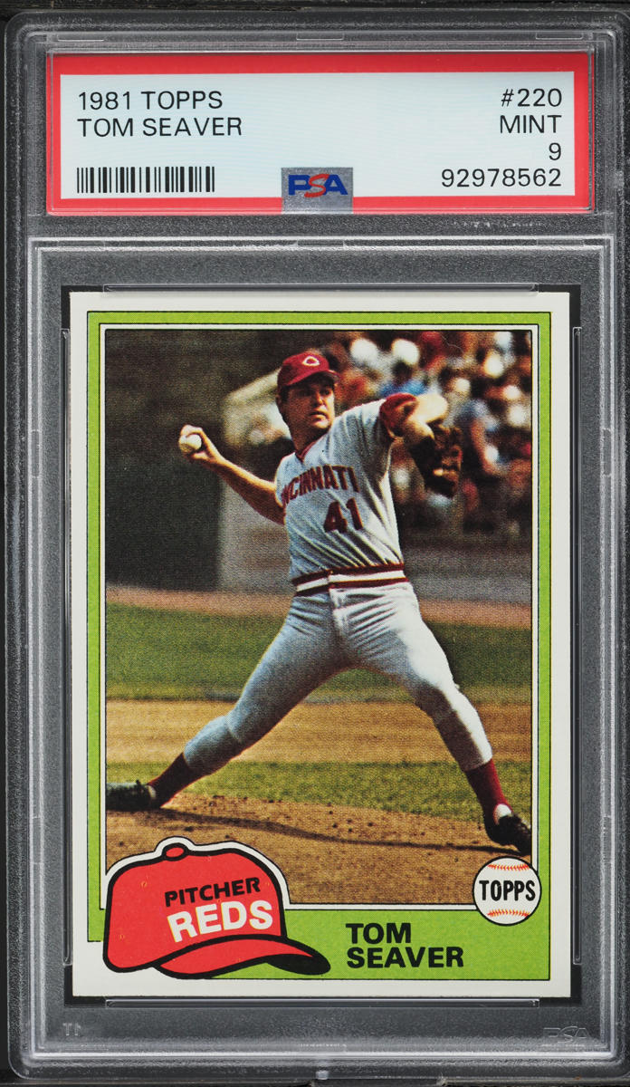 1981 Topps Tom Seaver #220 PSA 9 MINT