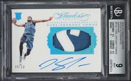 2015 Panini Flawless Sapphire Karl-Anthony Towns ROOKIE PATCH AUTO