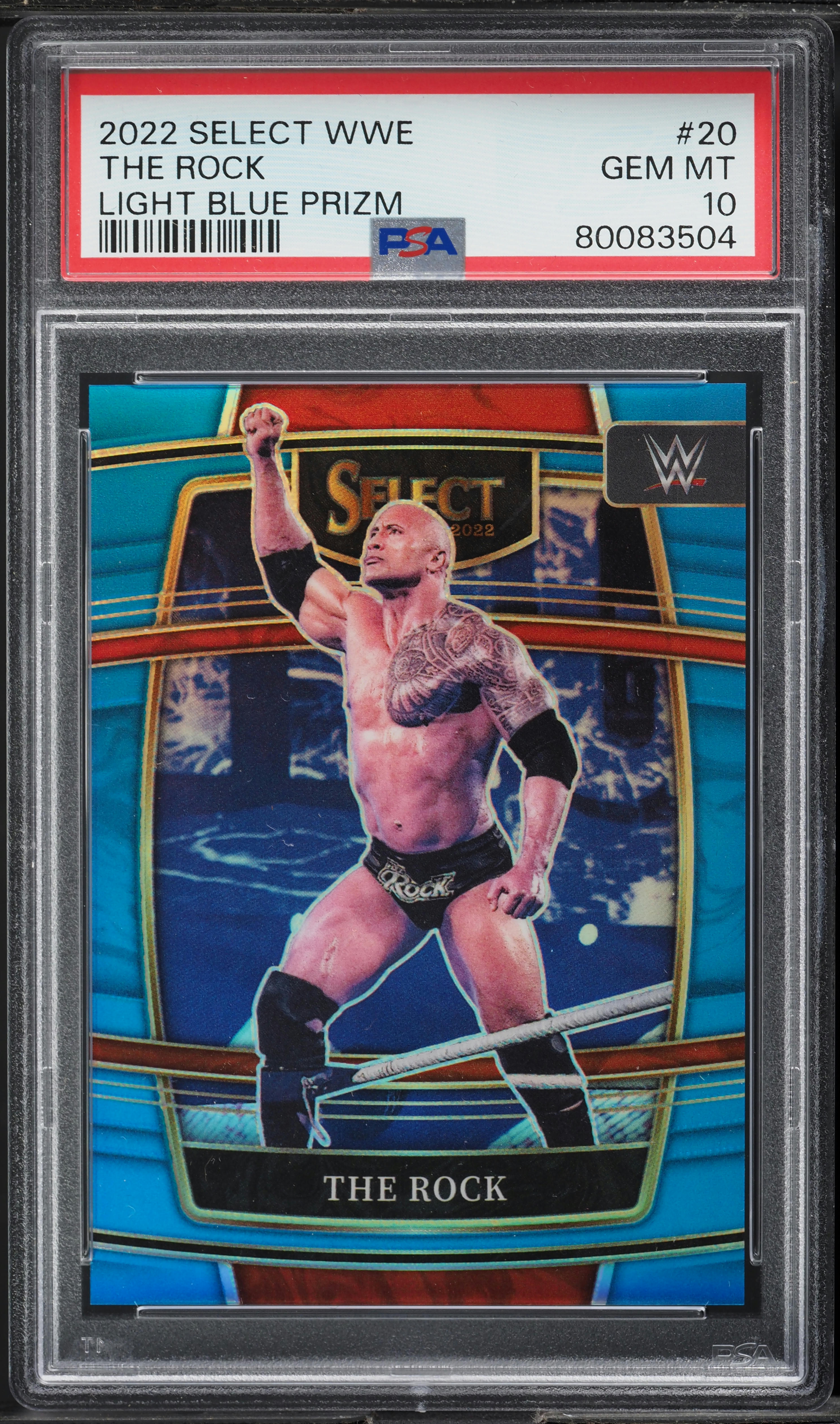 その他 2022 Select WWE The Rock Blue PSA10 その他 2022 Select WWE The Rock Blue PSA10 その他 2022 Select WWE
