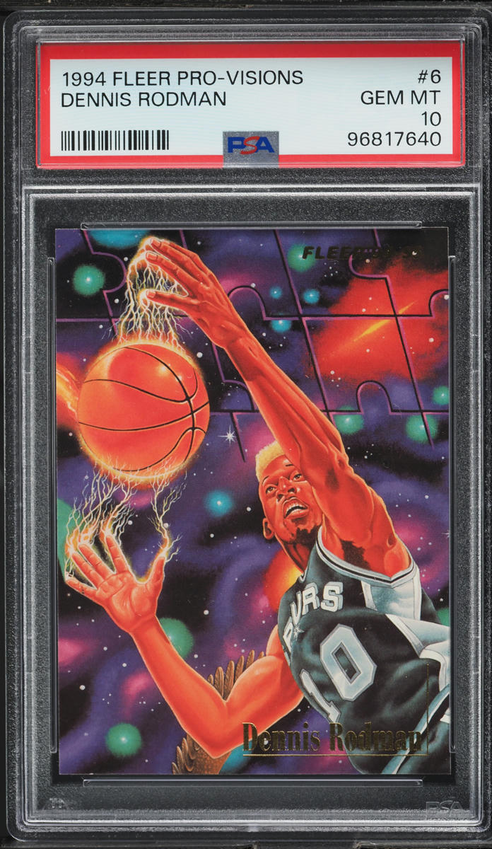 1994 Fleer Pro-Visions Dennis Rodman #6 PSA 10 GEM MINT