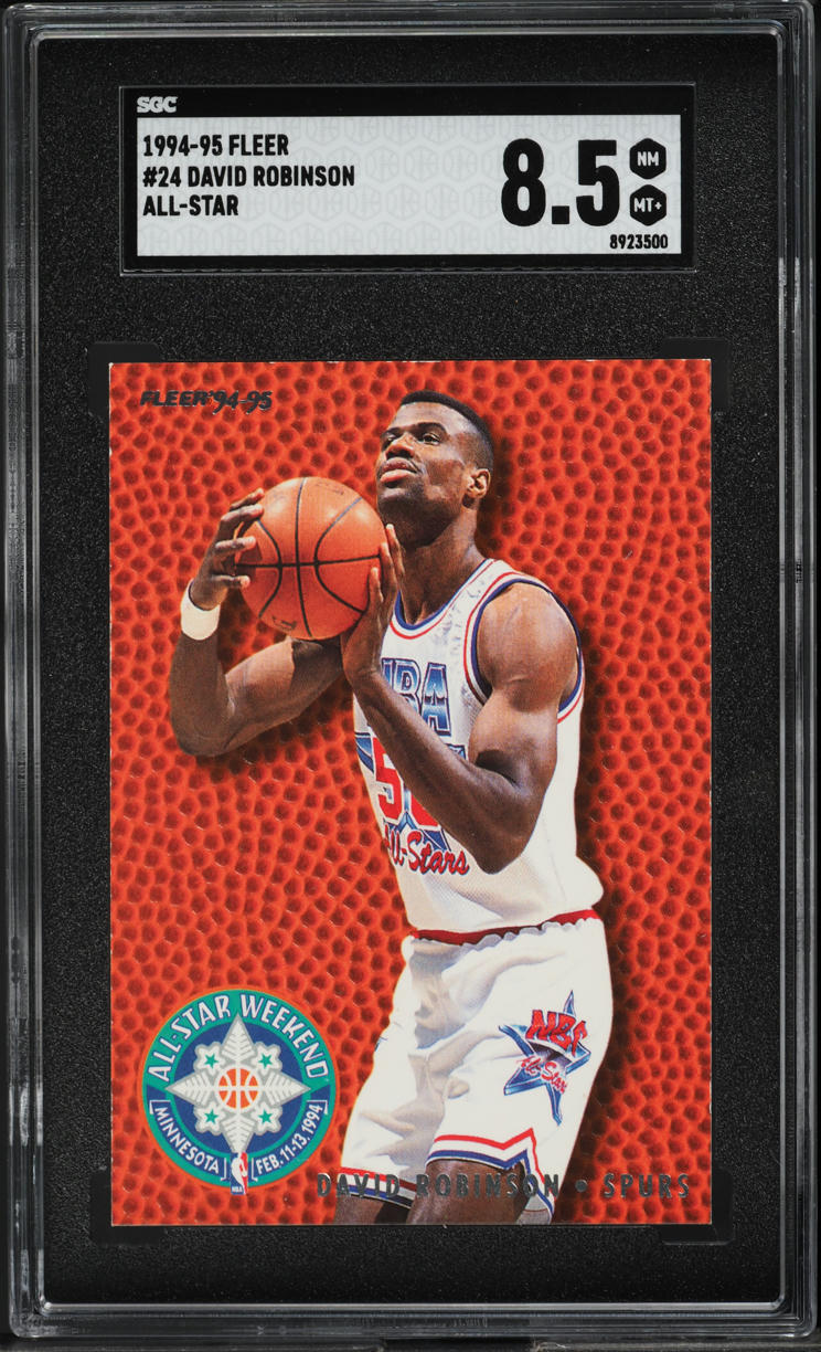 1994 Fleer All-Star David Robinson #24 SGC 8.5 NM-MT+
