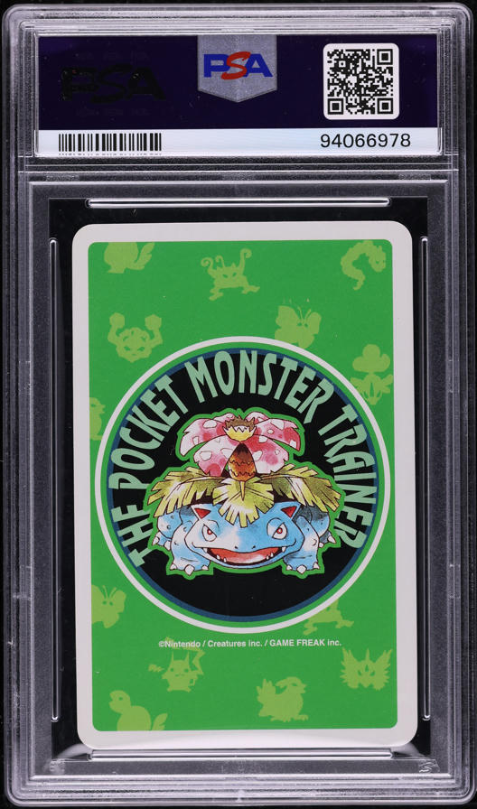 1996 Pokemon Japanese Green Poker Set Nintendo Playing Card Meowth