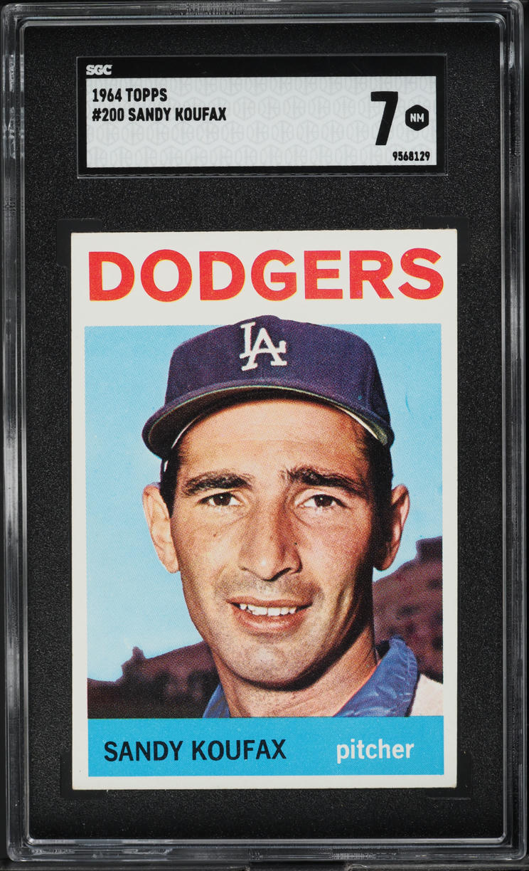 1964 Topps Sandy Koufax #200 SGC 7 NRMT
