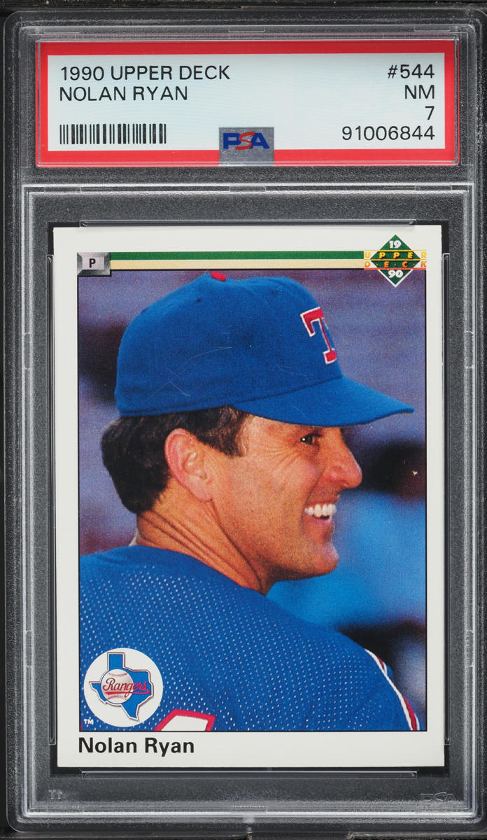 1990 Upper Deck Nolan Ryan #544 PSA 7 NRMT