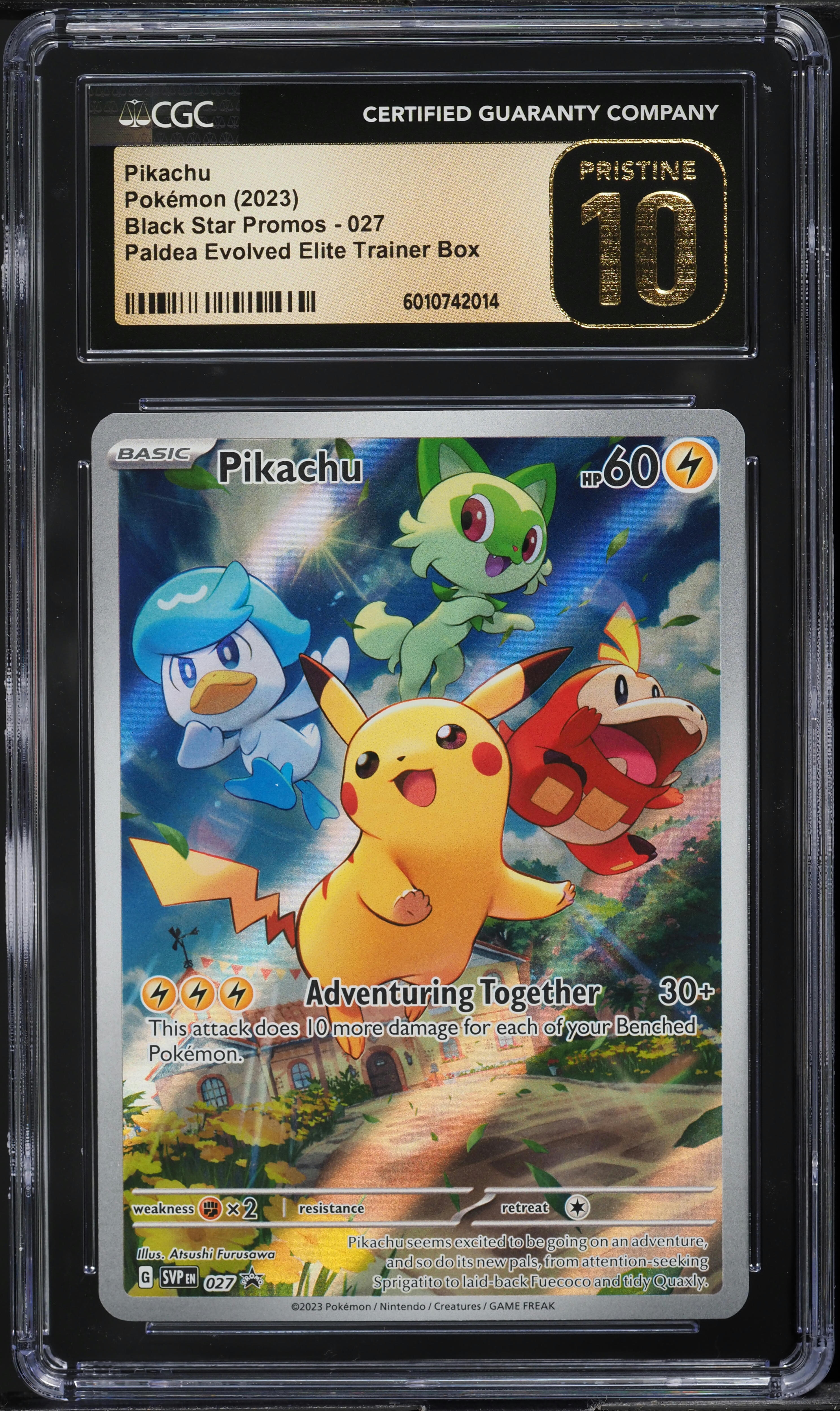 Pikachu Black Star Promo 英語版 27 Pikachu #27 Promo 2000 Black Star English Pokemon Card WOTC PSA 10
