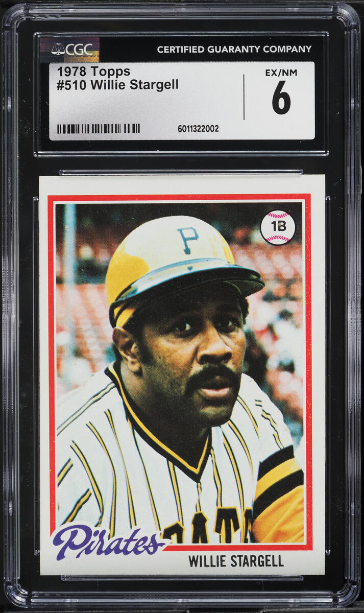 1978 Topps Willie Stargell #510 CGC 6 EXMT