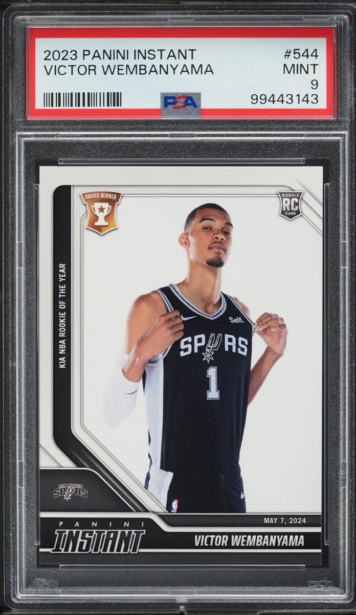 2023 Panini Instant Victor Wembanyama ROOKIE #544 PSA 9 MINT