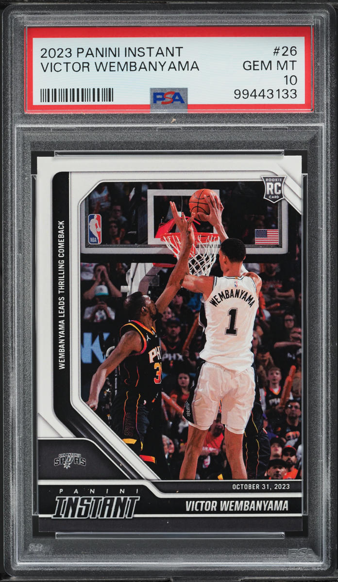 2023 Panini Instant Victor Wembanyama ROOKIE #26 PSA 10 GEM MINT
