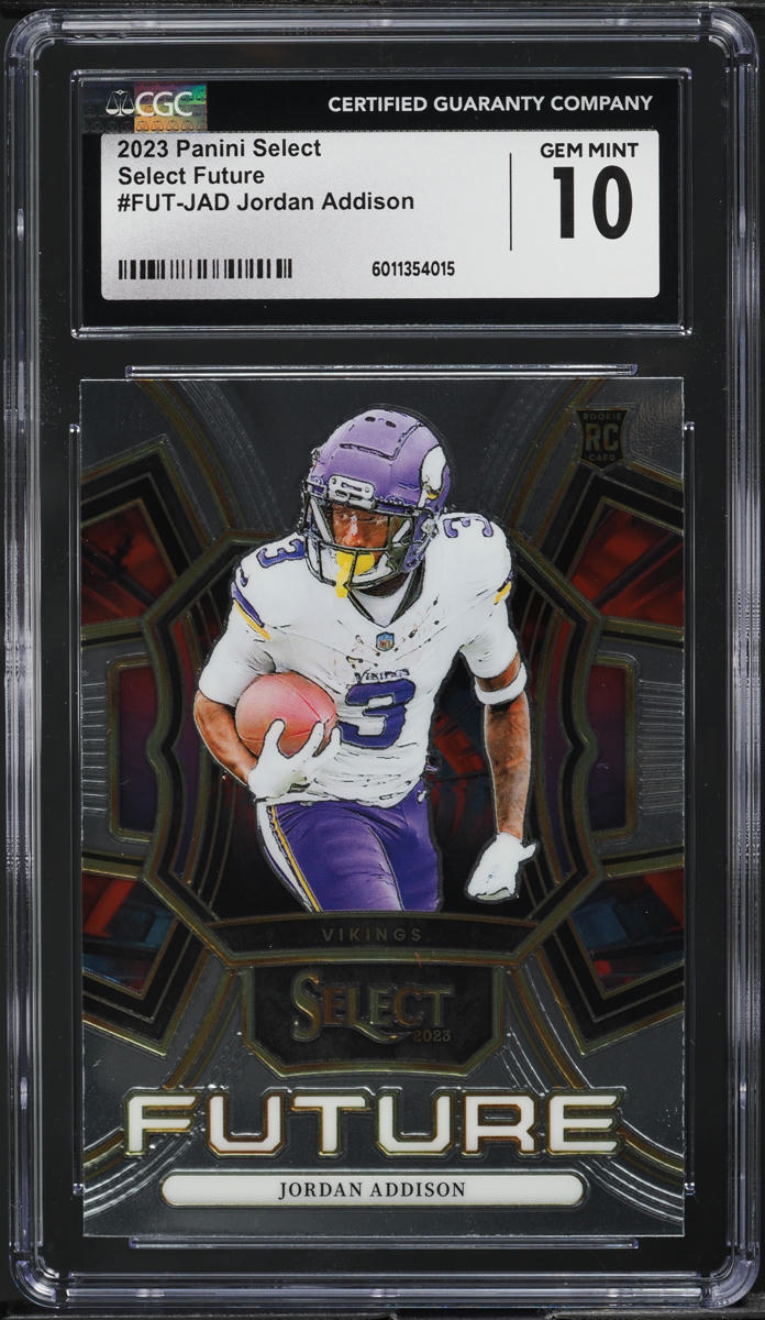 2023 Select Future Jordan Addison ROOKIE #FUT-JAD CGC 10 GEM MINT