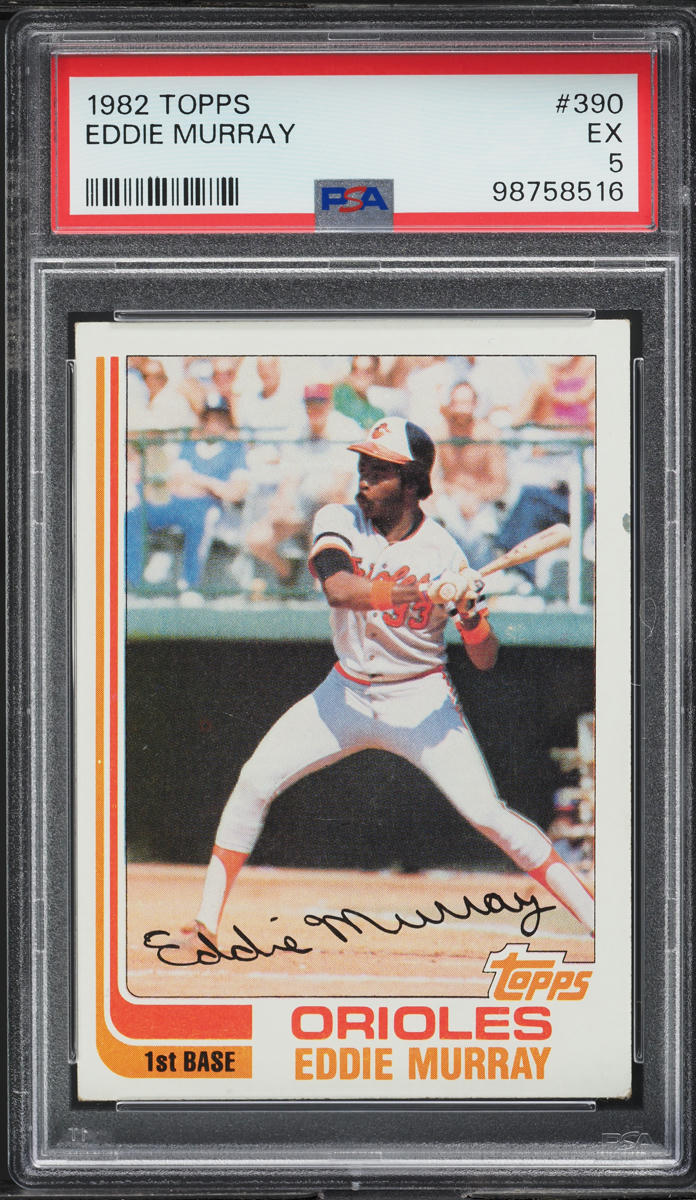 1982 Topps Eddie Murray #390 PSA 5 EX