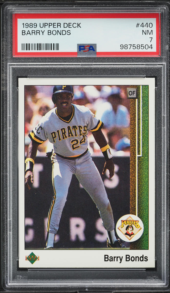 1989 Upper Deck Barry Bonds #440 PSA 7 NRMT