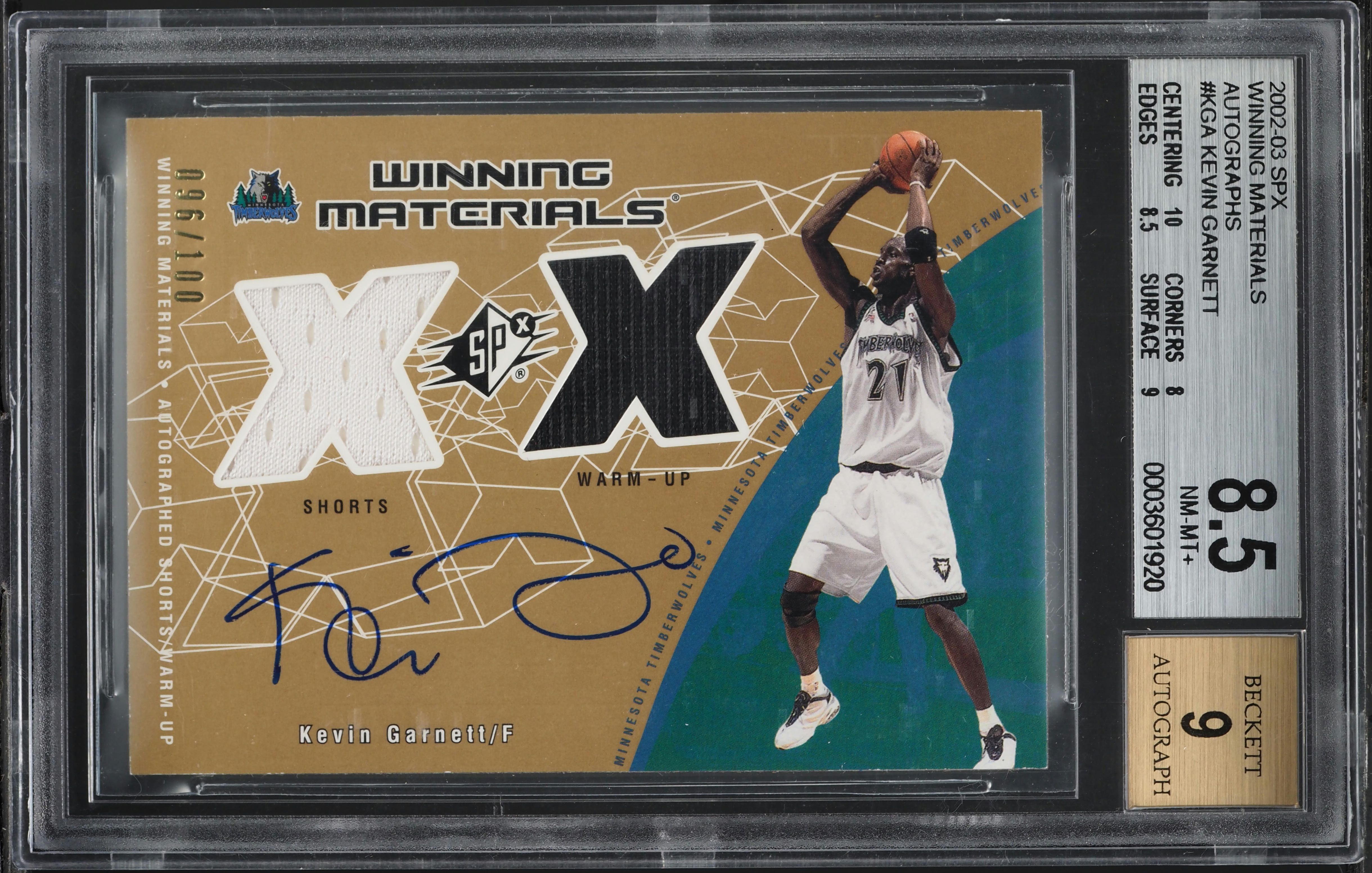 その他 KEVIN GARNETT auto psa9 KEVIN GARNETT auto psa9