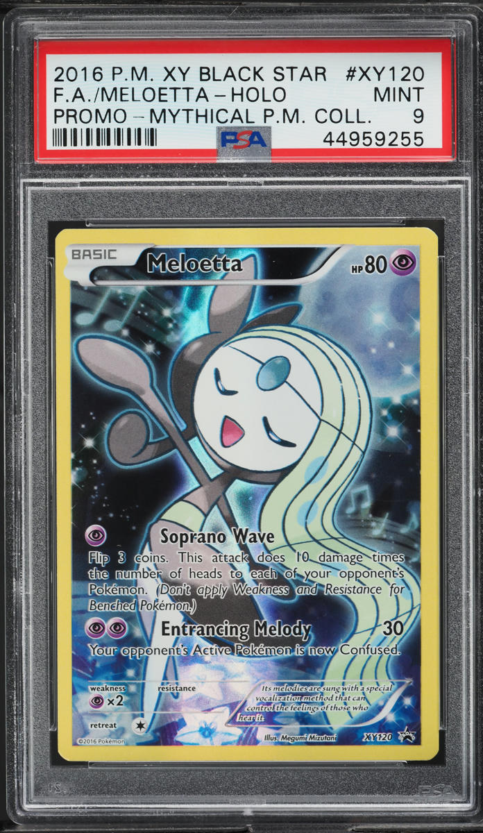 2016 Pokemon XY Black Star Promo Mythical P.M. Full Art Meloetta