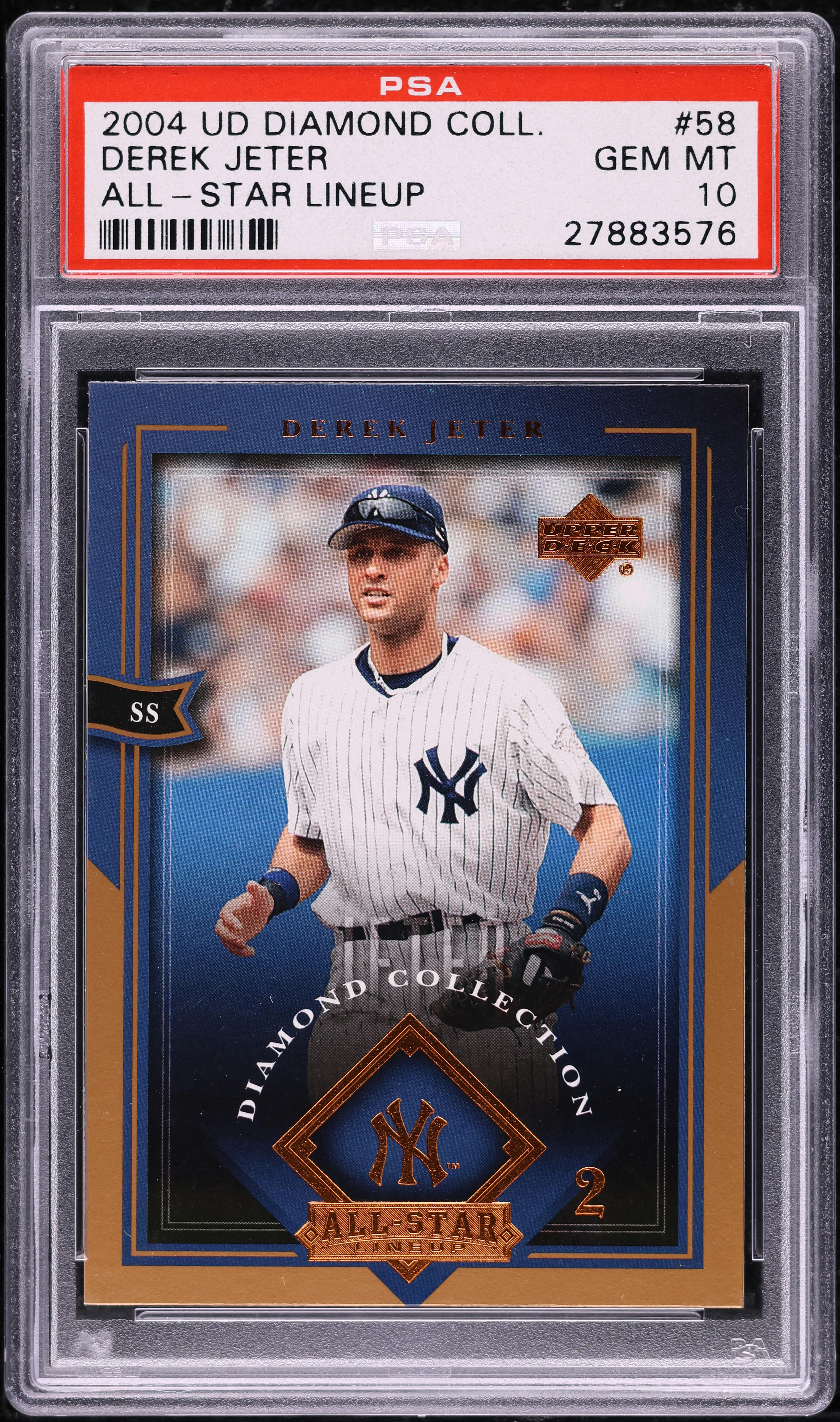2004 Upper Deck Diamond Collection All-Star Lineup Derek Jeter #58