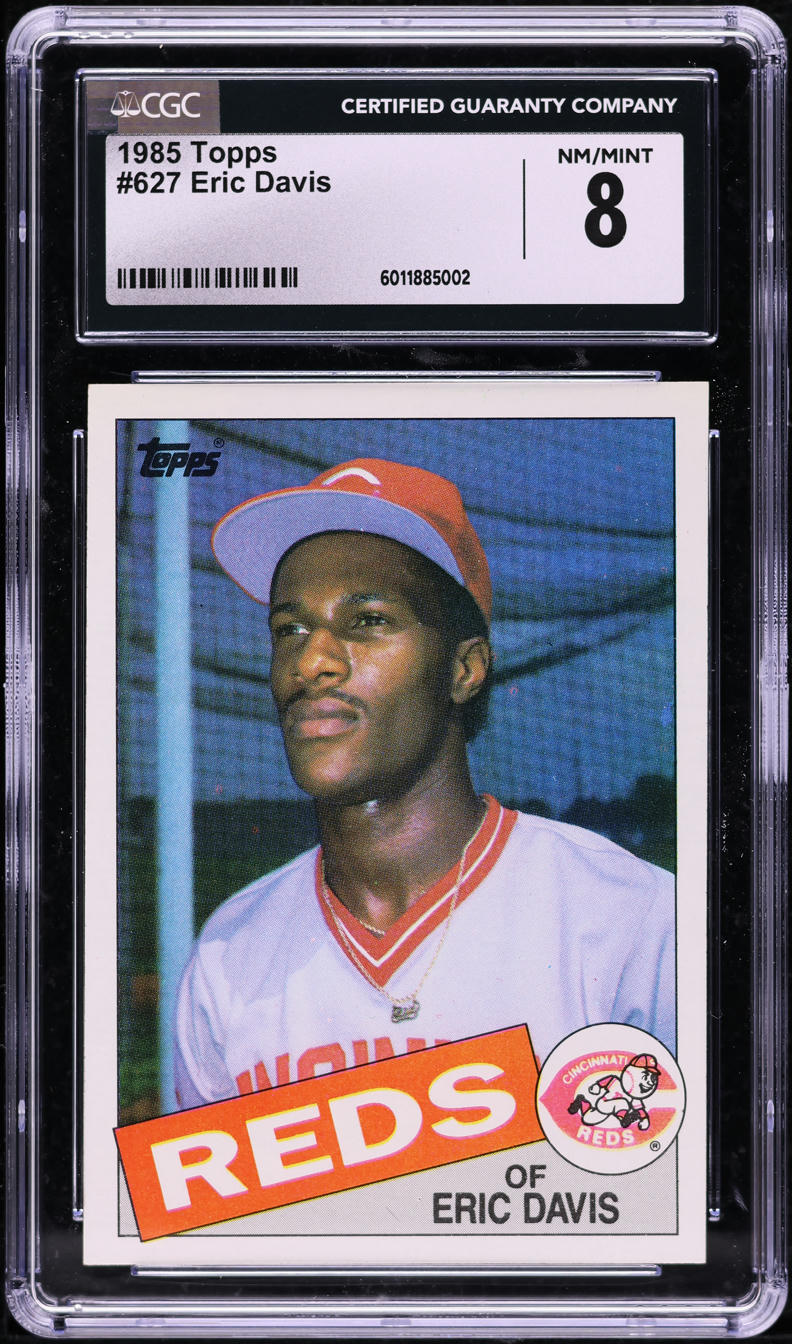 1985 Topps Eric Davis ROOKIE #627 CGC 8 NM-MT