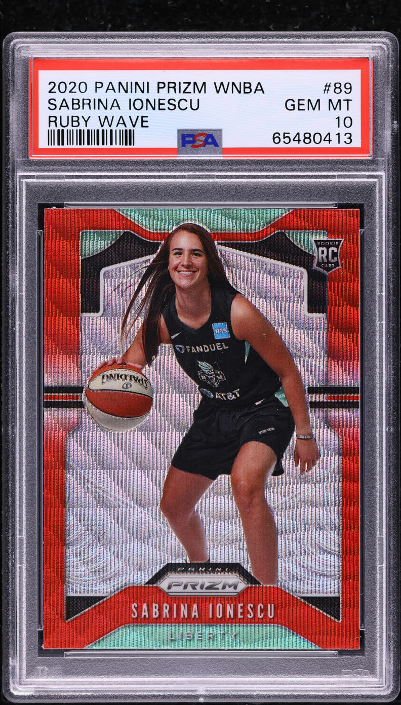 2020 Panini Prizm WNBA Ruby Wave Sabrina Ionescu ROOKIE #89 PSA 10 GEM MINT