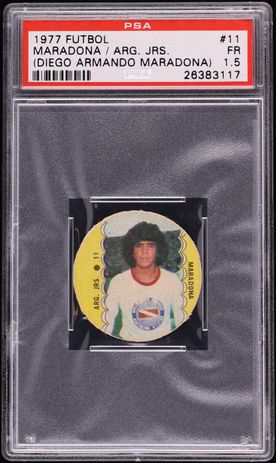 1983 Panini Futbol '84 Diego Maradona #54 PSA 2 GD on Fanatics Collect