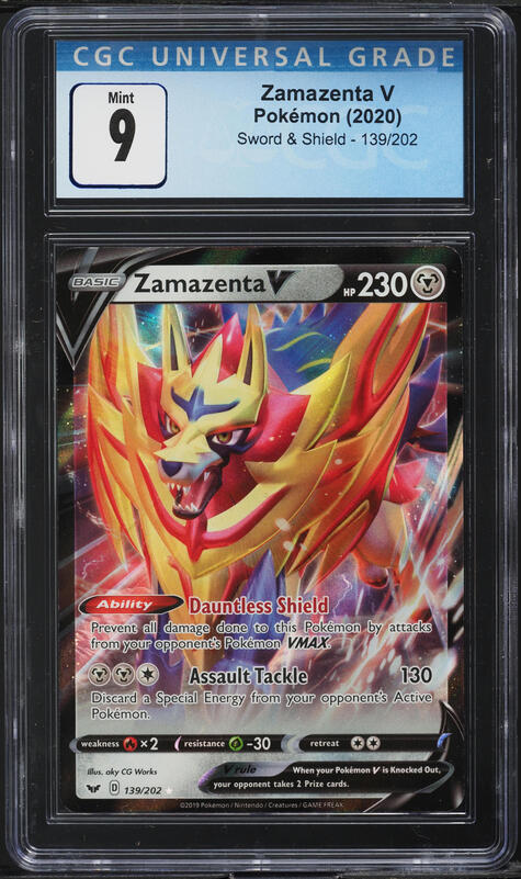how much is a zamazenta v pokemon card worth - SWSH019 - SWSH: Sword & Shield Promo Cards [PROMO] you may discard your hand and draw 5 cards 2020 Pokemon Sword & Shield