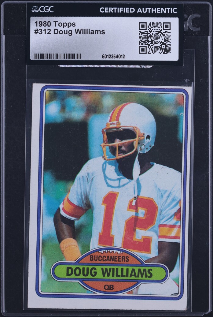 1980 Topps Football Doug Williams #312 CGC AUTH