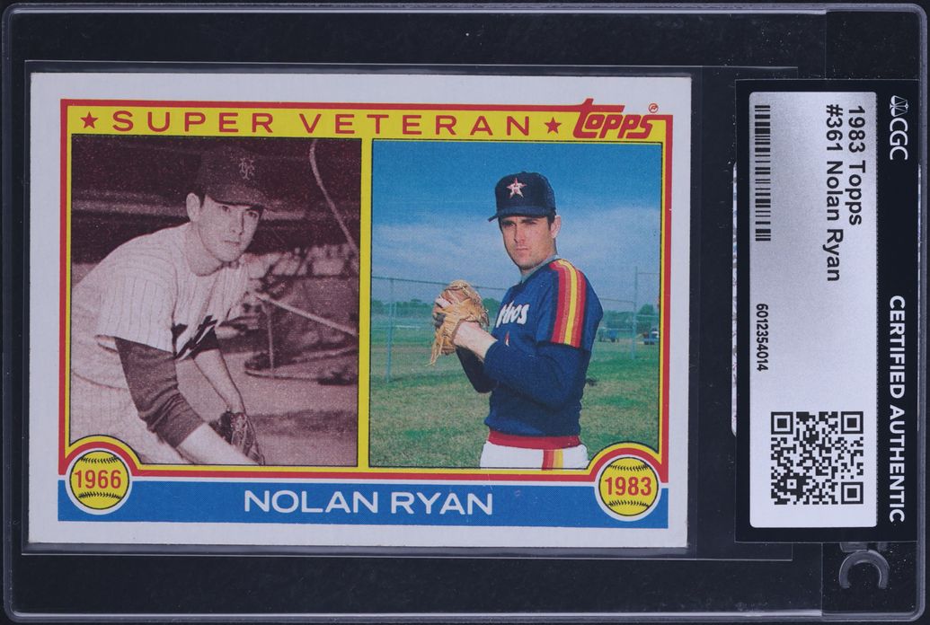 1983 Topps Nolan Ryan #361 CGC AUTH