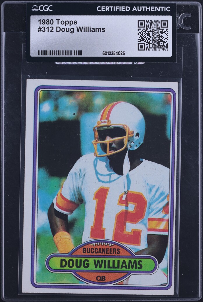 1980 Topps Football Doug Williams #312 CGC AUTH