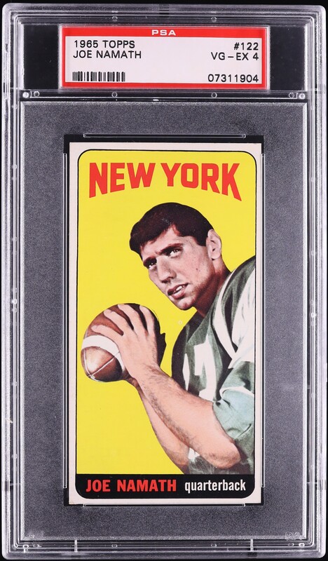 1965 Topps Football Joe Namath SP ROOKIE #122 PSA 4 VGEX
