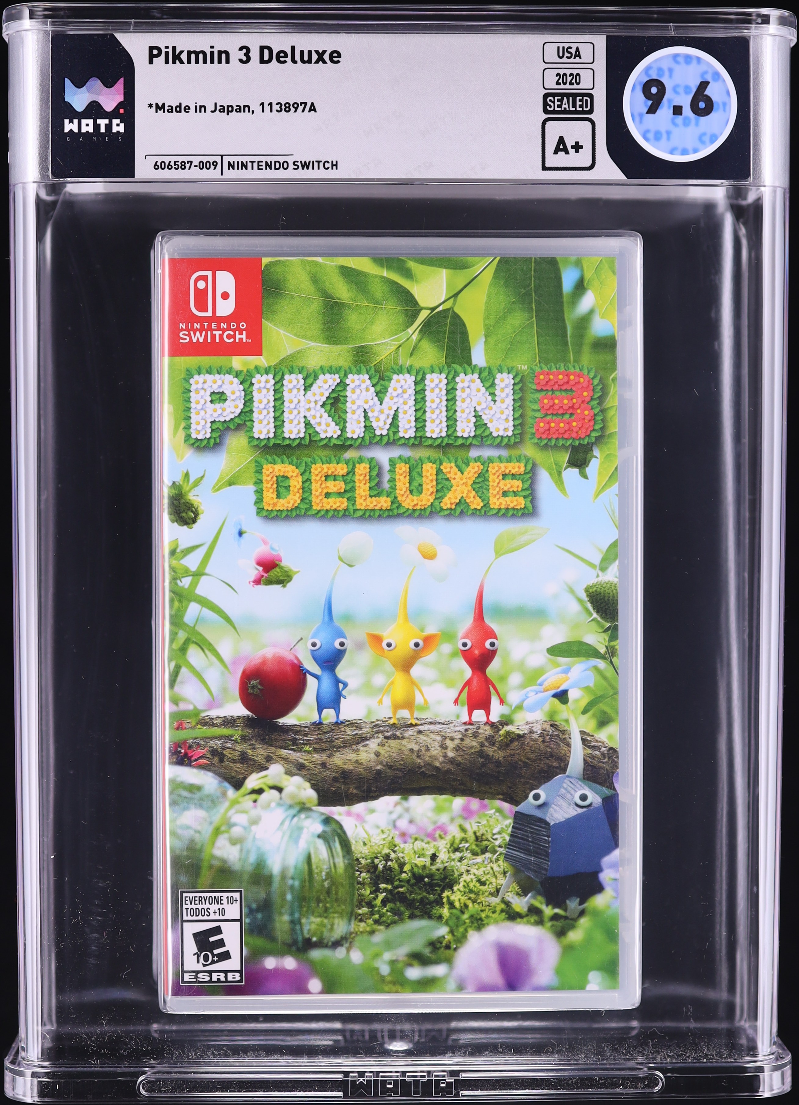 Pikmin 3 Deluxe (Nintendo Switch) WATA 9.6 A+ Sealed on Fanatics
