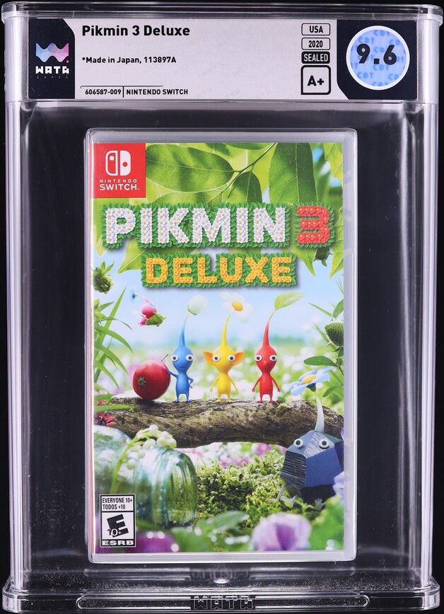 Pikmin 3 Deluxe (Nintendo Switch) WATA 9.6 A+ Sealed on Fanatics