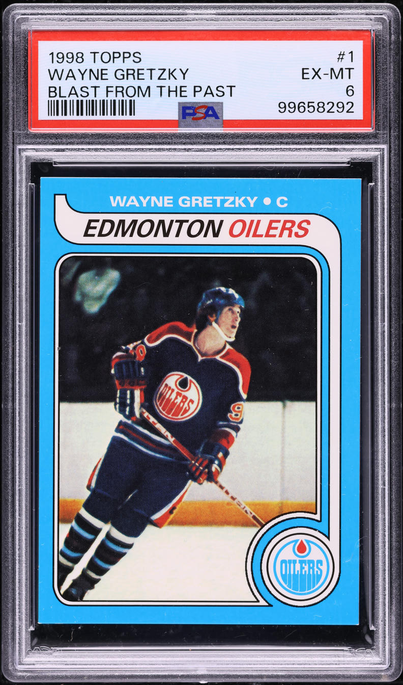 1998 Topps Blast From The Past Wayne Gretzky #1 PSA 6 EXMT