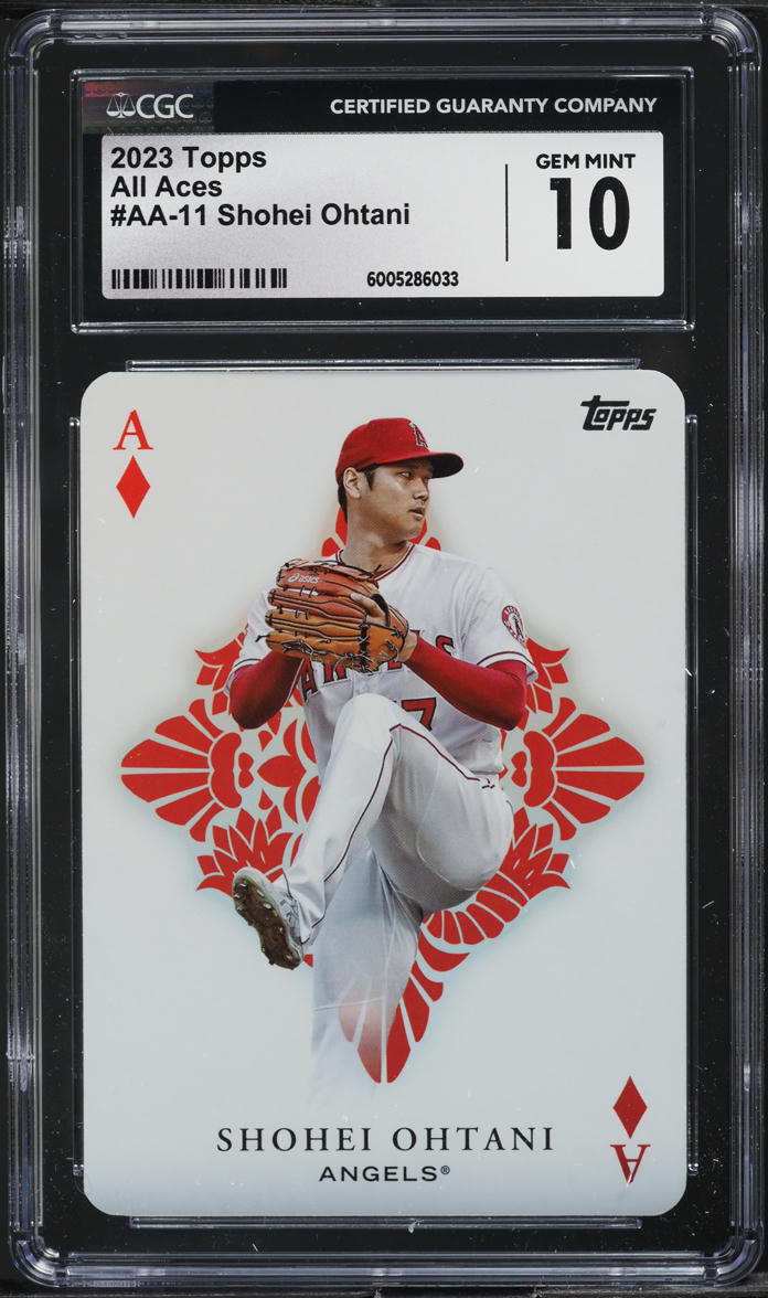 2023 Topps All Aces Shohei Ohtani #AA-11 CGC 10 GEM MINT