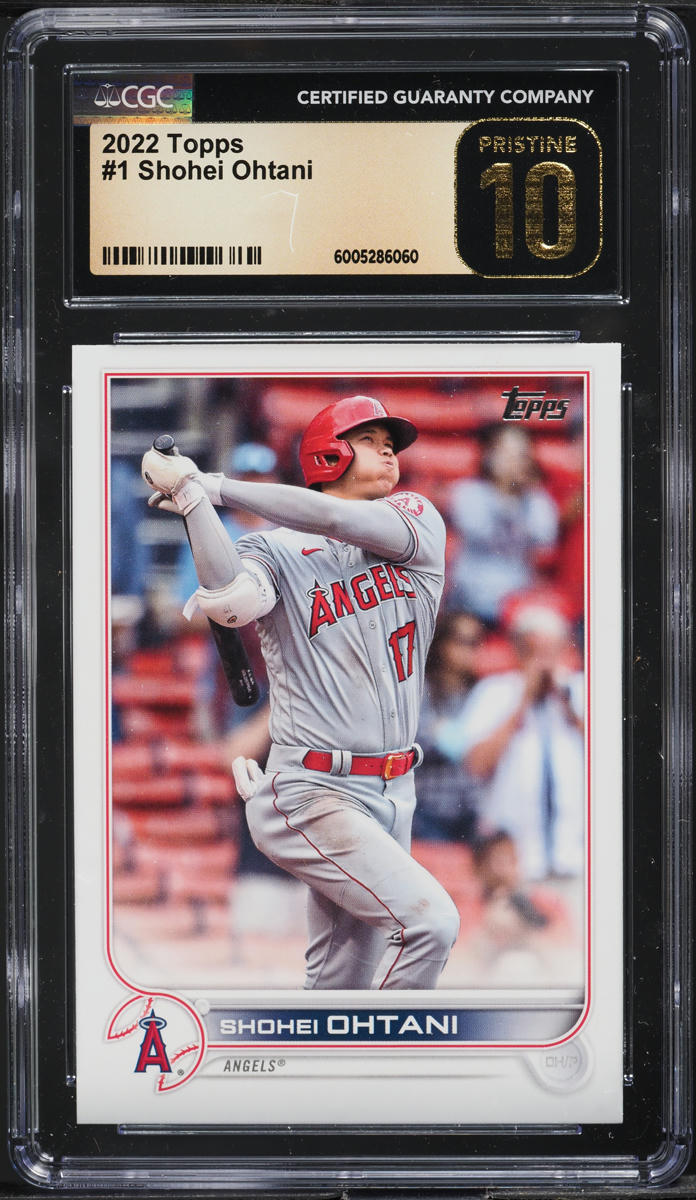 2022 Topps Shohei Ohtani #1 CGC 10 PRISTINE on Fanatics Collect
