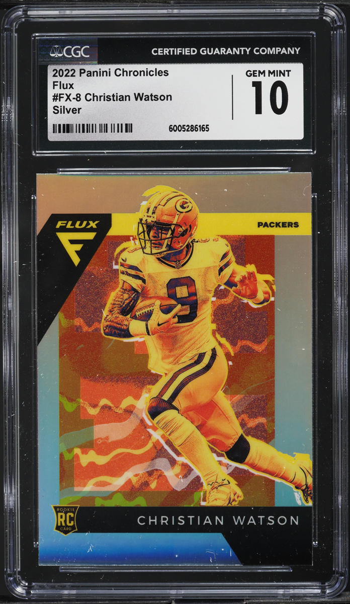 2022 Panini Chronicles Silver Christian Watson ROOKIE #FX-8 CGC 10 GEM MINT