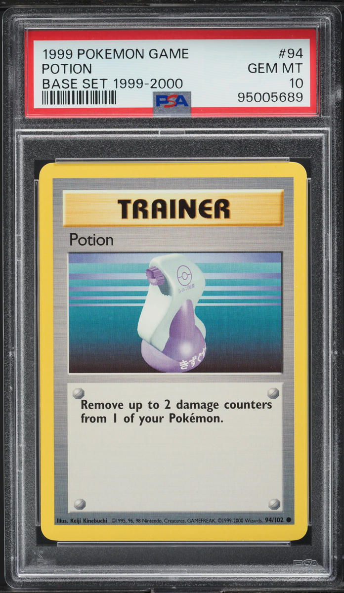 1999-2000 Pokemon Base Set Potion #94 PSA 10 GEM MINT