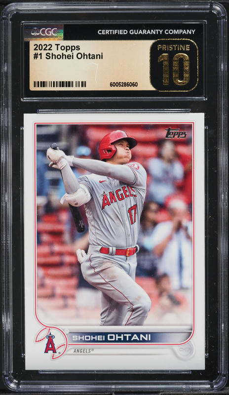 2022 Topps Shohei Ohtani #1 CGC 10 PRISTINE on Fanatics Collect