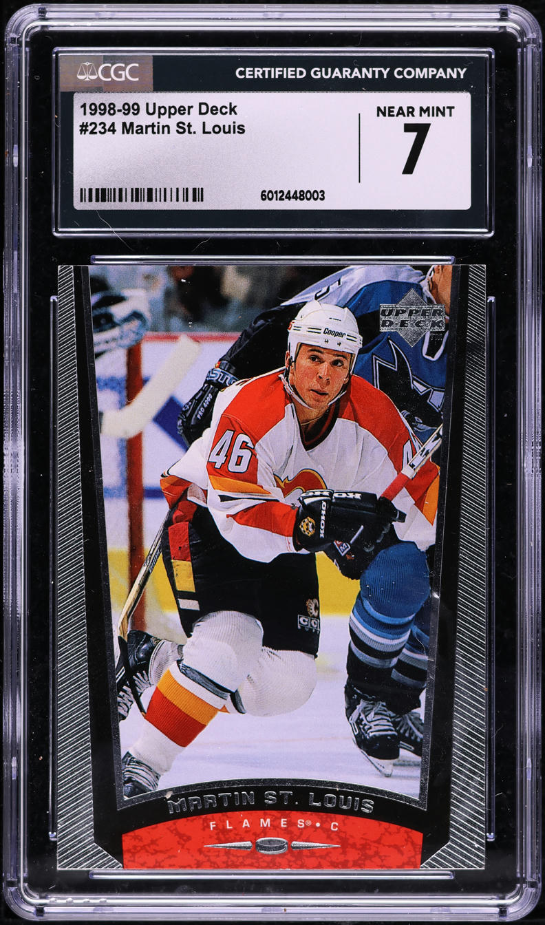1998 Upper Deck Martin St. Louis ROOKIE #234 CGC 7 NRMT