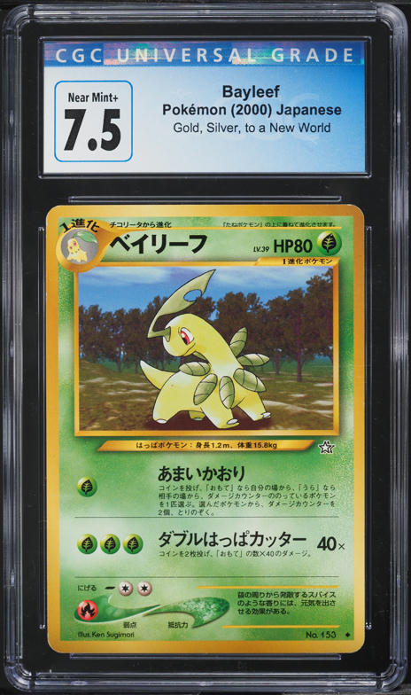 pokemon card bayleef Pokemon Neo Genesis Bayleef #29/111 Trading Card – Rotterdam Comics