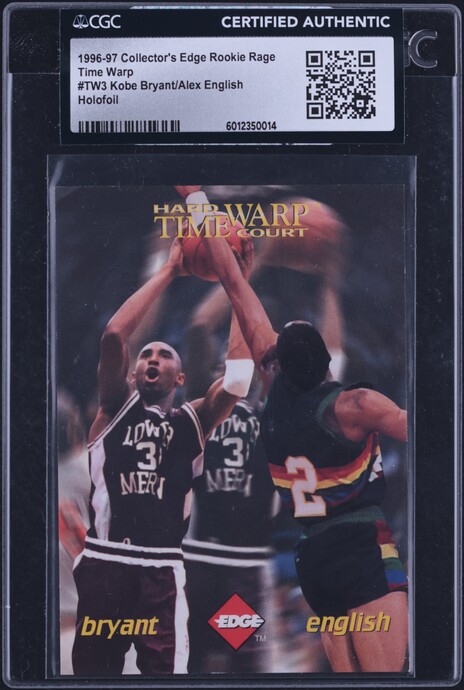 1999 Skybox Apex Cutting Edge Warp Tek Kobe Bryant /25 #5CE PSA 9
