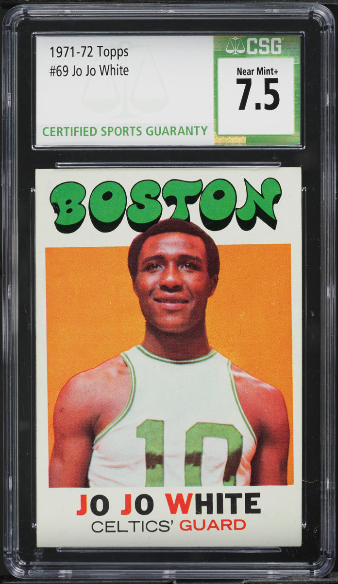 1971 Topps Basketball Jo Jo White #69 CSG 7.5 NRMT+