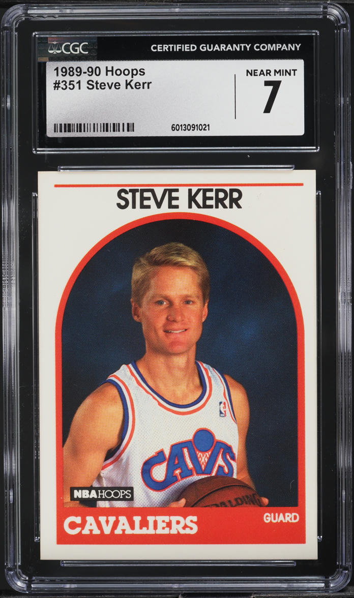 1989 Hoops Steve Kerr #351 CGC 7 NRMT
