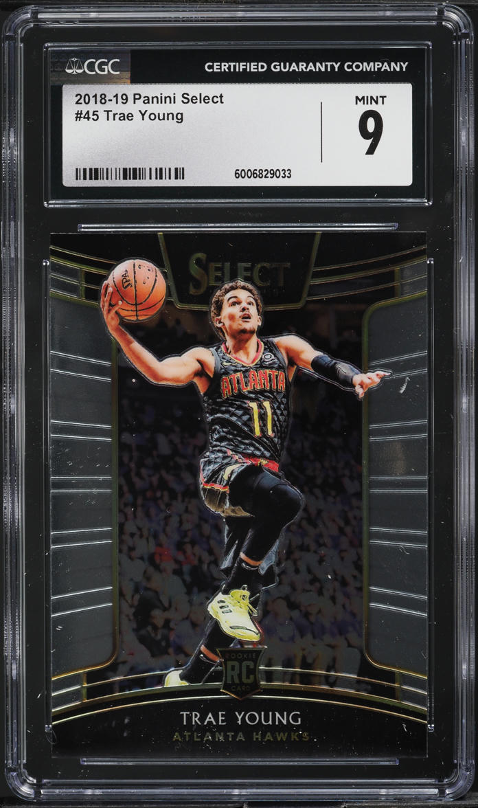 2018 Select Concourse Trae Young ROOKIE #45 CGC 9 MINT