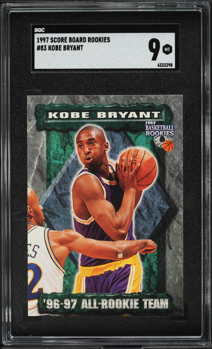 1997 Score Board Kobe Bryant ROOKIE #83 SGC 9 MINT