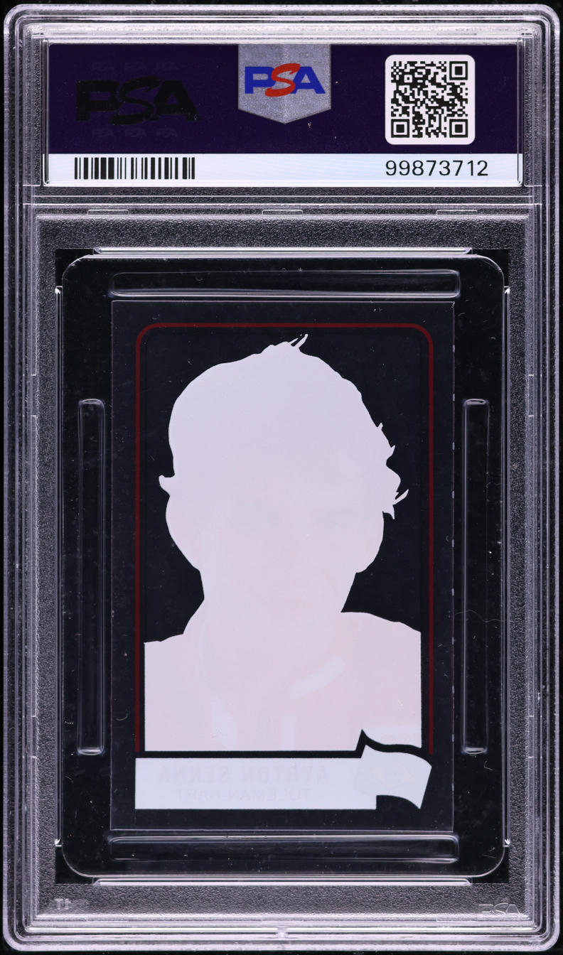 1984 Panini Formula 1 F1 Grand Prix Scratch N' Play Ayrton Senna ROOKIE PSA 7