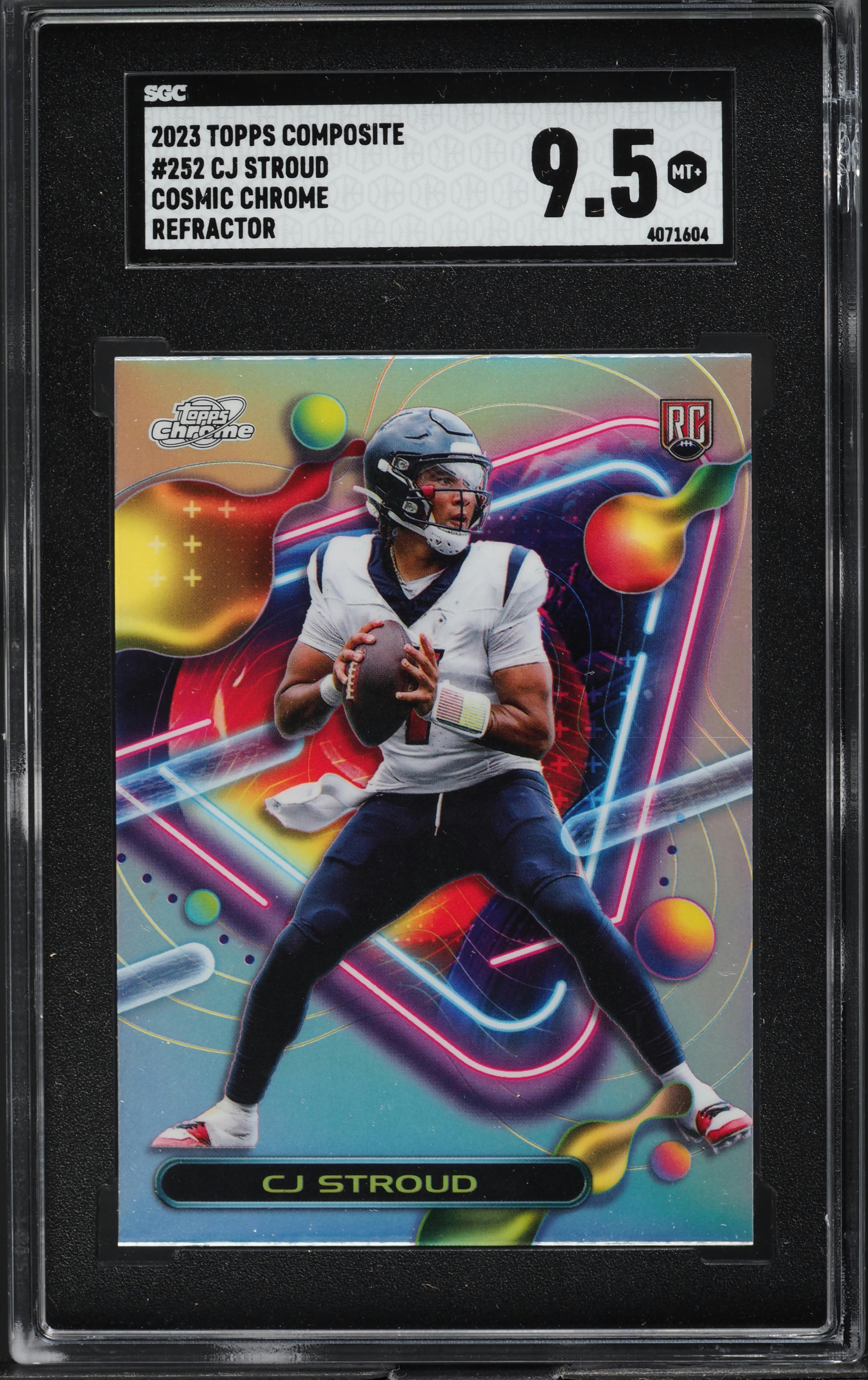 2023 Topps Chrome Composite Cosmic Refractor C.J. Stroud #252 SGC
