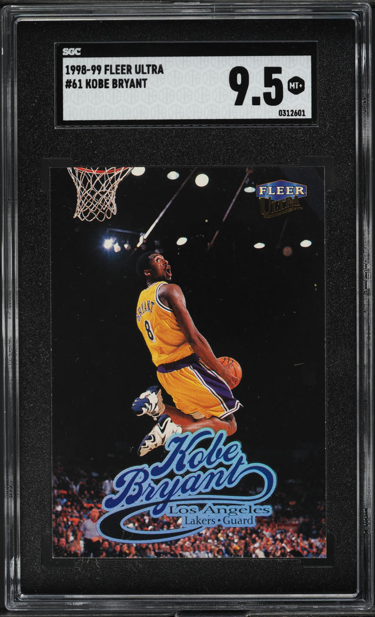 1998 Ultra Basketball Kobe Bryant #61 SGC 9.5 MINT+