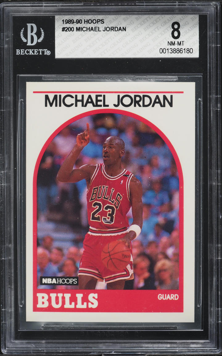 1989 Hoops Michael Jordan #200 BGS 8 NM-MT