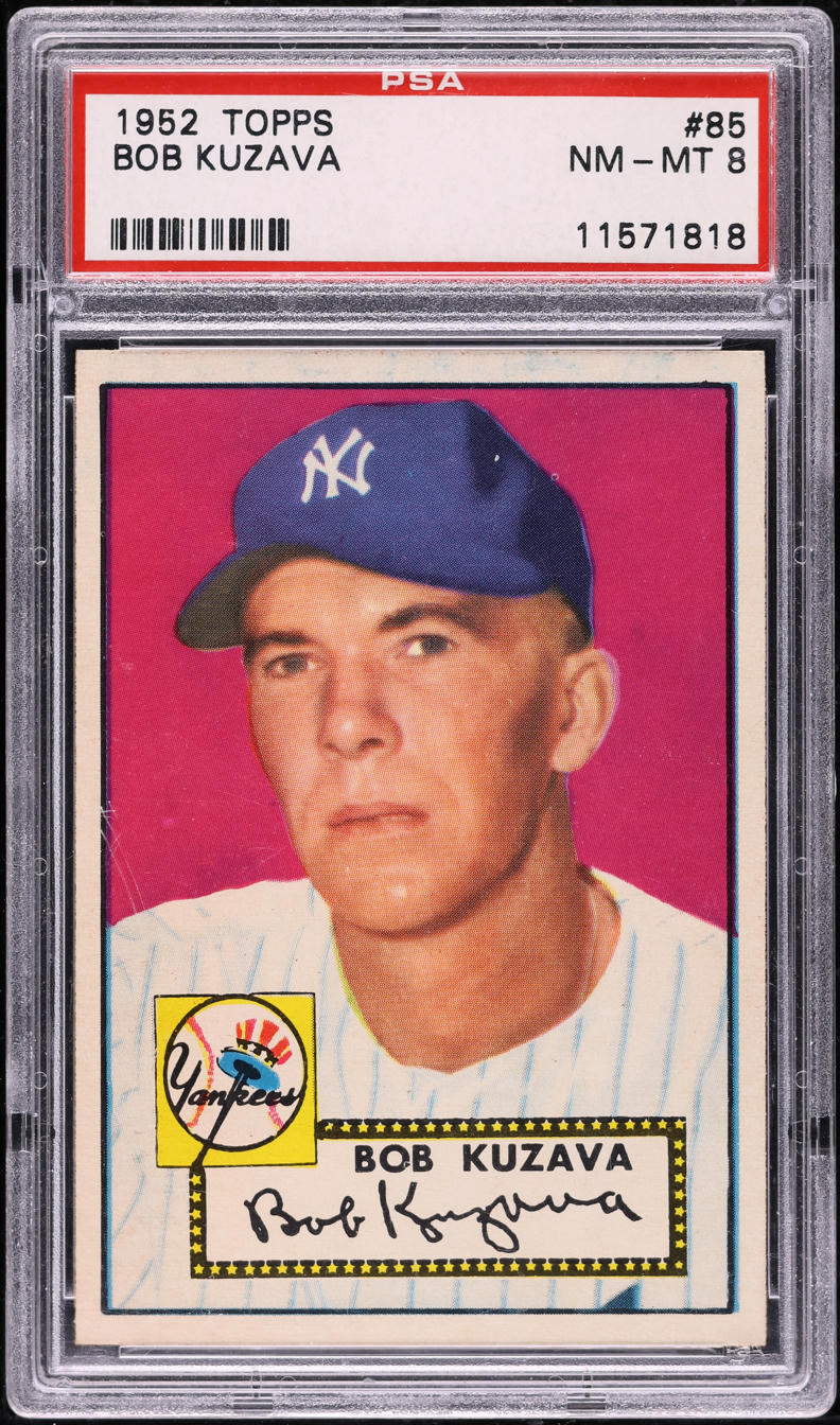 1952 Topps Bob Kuzava #85 PSA 8 NM-MT