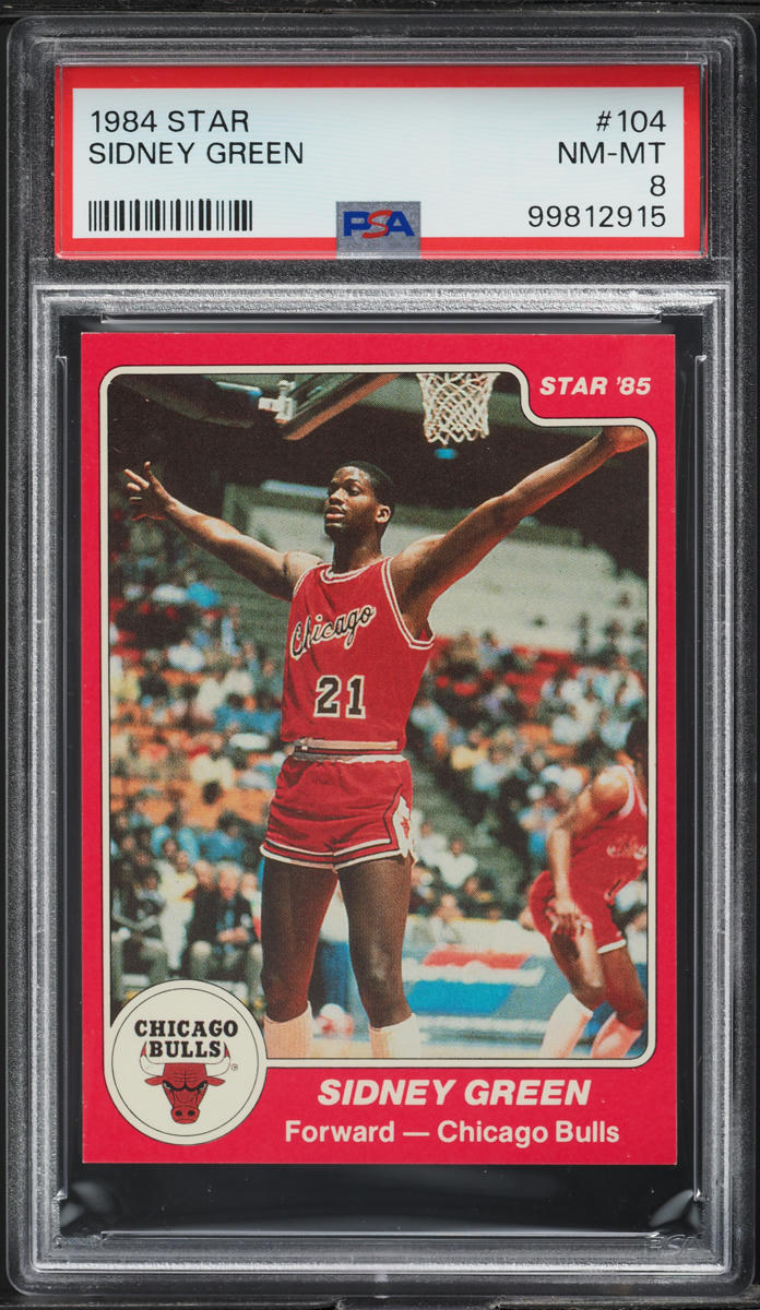 1984 Star Basketball Sidney Green #104 PSA 8 NM-MT
