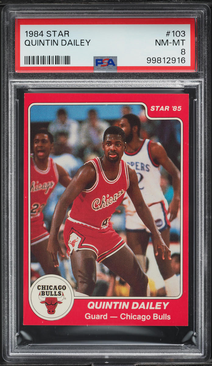 1984 Star Basketball Quintin Dailey #103 PSA 8 NM-MT